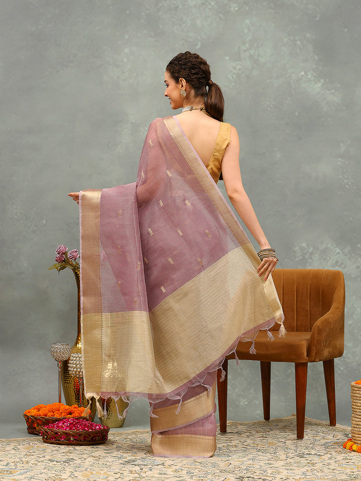 Woven Design Tissue Saree