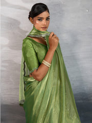 Embroidered Chiffon Saree