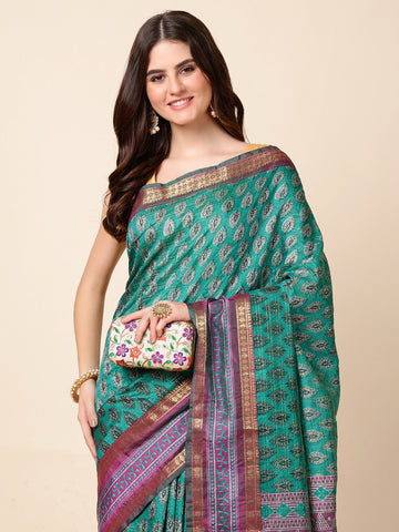 Woven Printed Handloom Saree