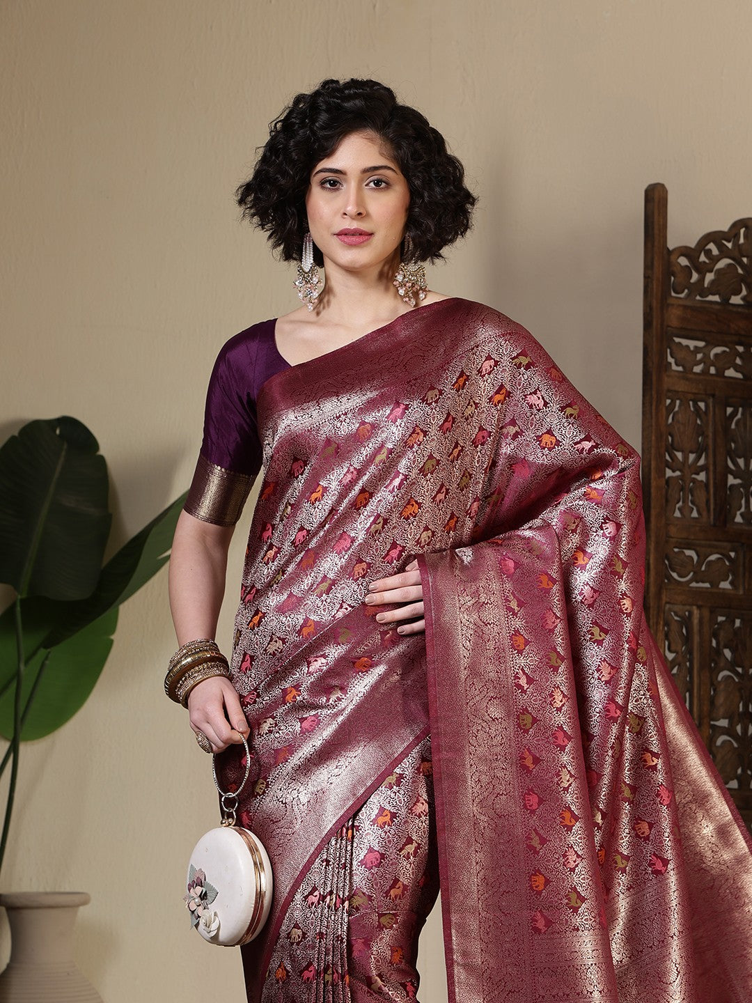 Woven Design Art Silk Saree