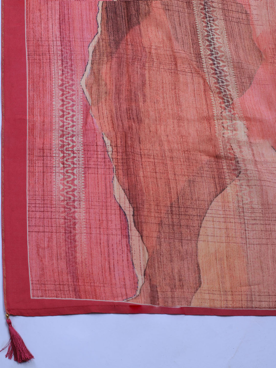 Zardozi Art Silk Unstitched Suit Piece With Dupatta