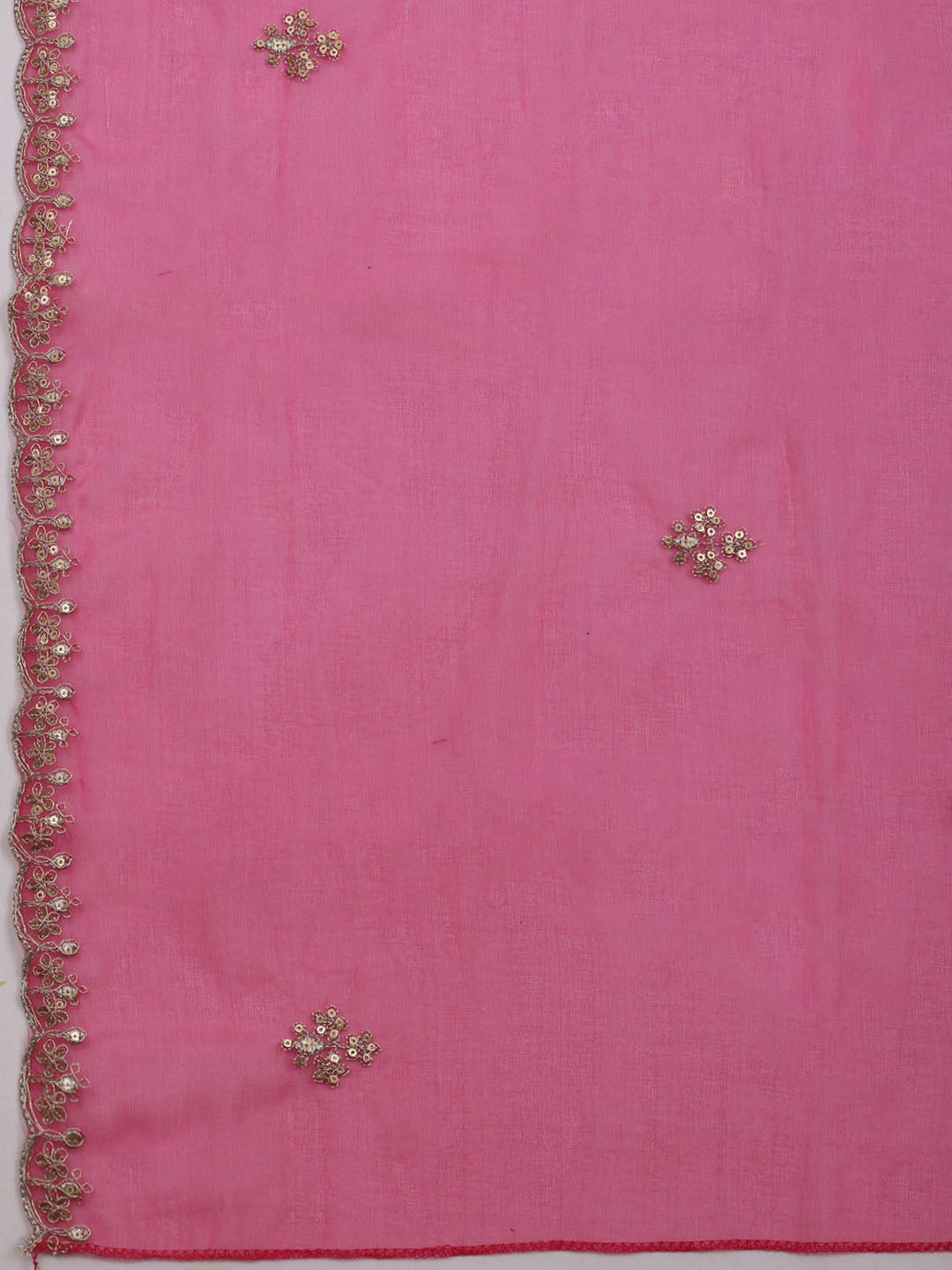Zari Jaal Art Silk Unstitched Suit With Dupatta