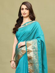 Zari Border Woven Handloom Saree