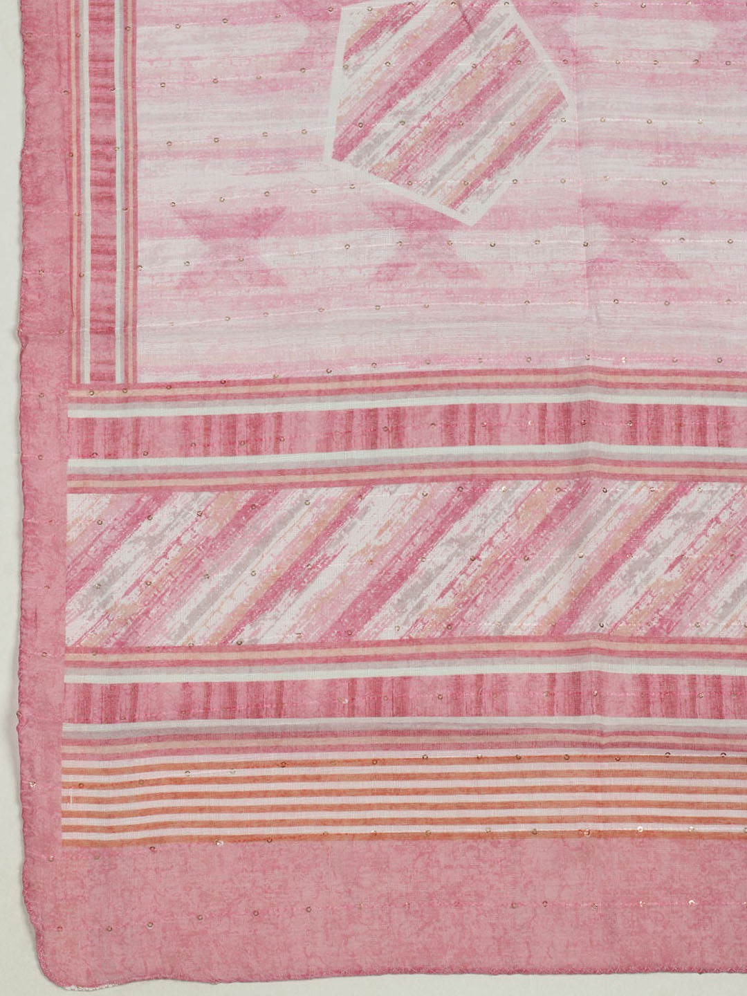 Embroidered Cotton Unstitched Suit With Pant &amp; Dupatta