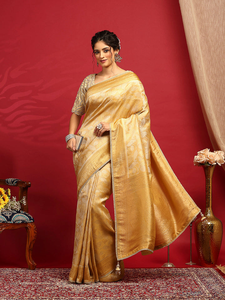 Embroidered Banarasi Saree