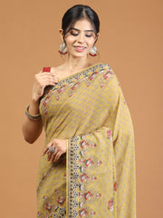 Digital Printed Georgette Saree