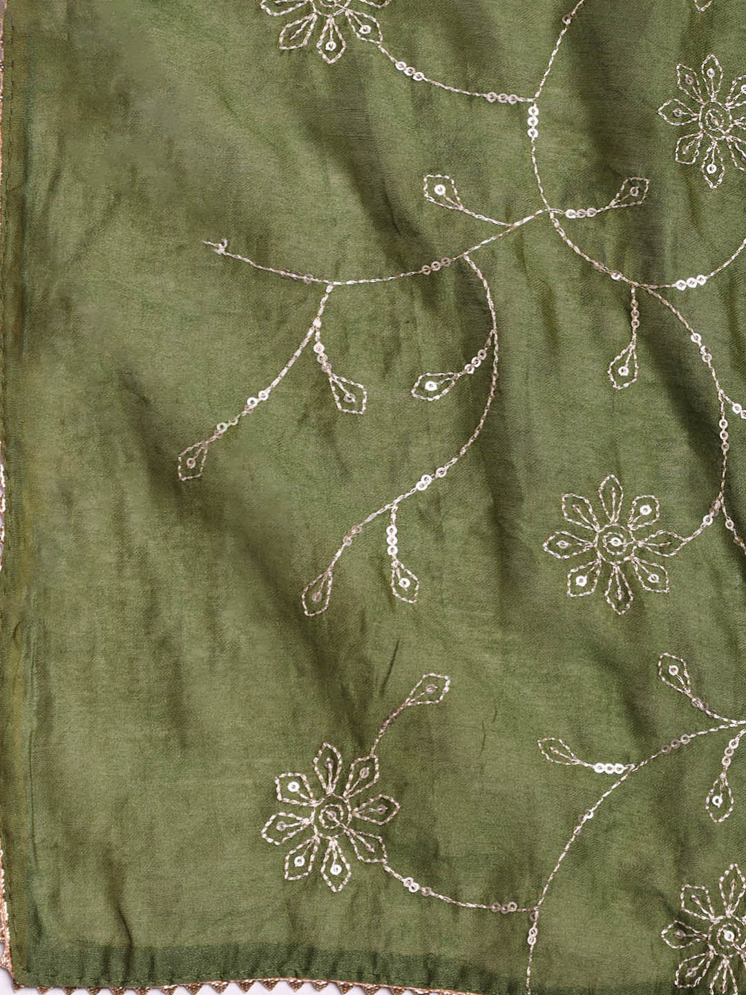 Neck Embroidered Cotton Blend Unstitched Suit With Dupatta