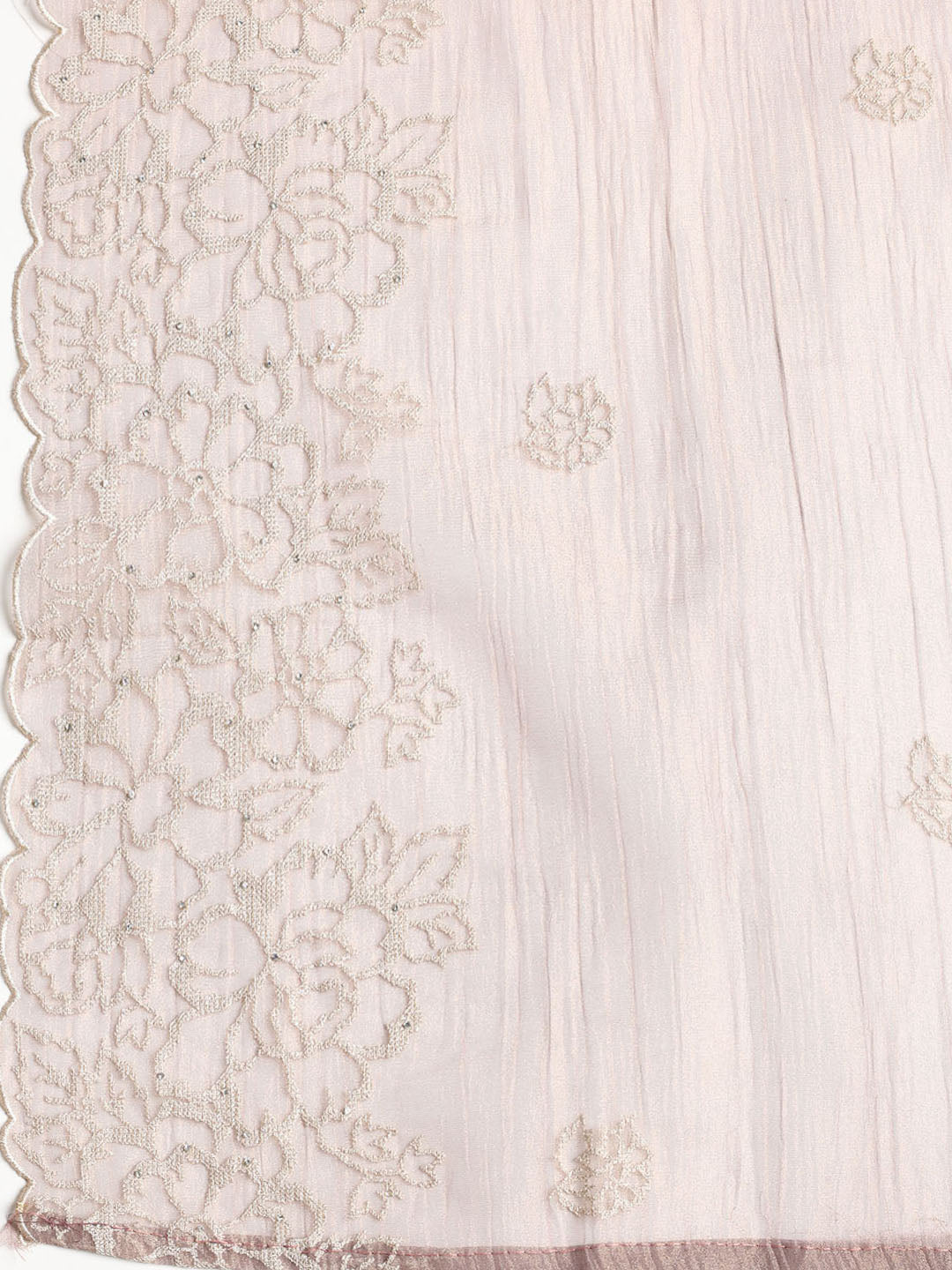 Embroidered Tissue Unstitched Suit With Dupatta