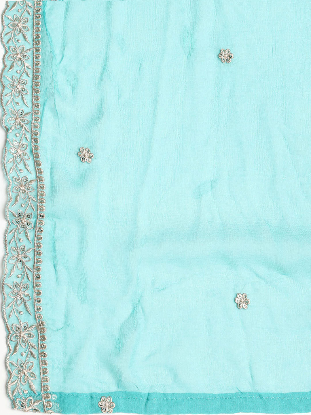 Embroidered Muslin Unstitched Suit With Dupatta