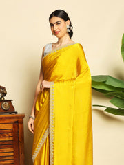 Stone Work Chinnon Saree