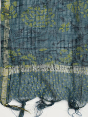 Printed Cotton Blend Unstitched Suit With Dupatta