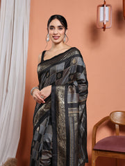 Digital Printed Art Silk Saree