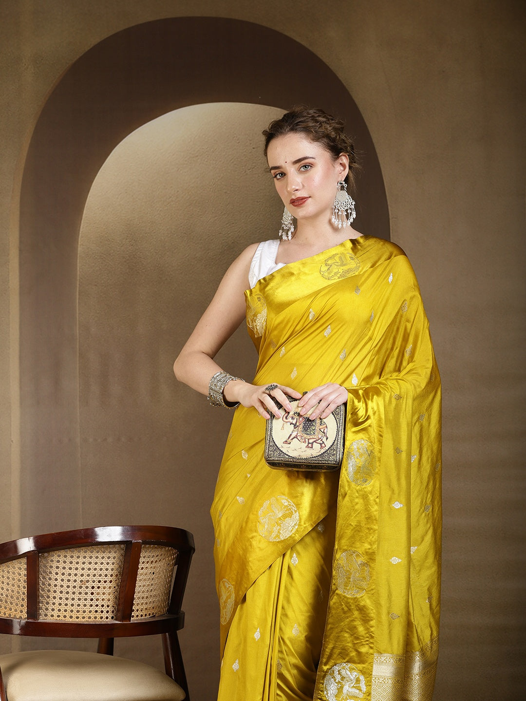 Woven Design Art Silk Saree