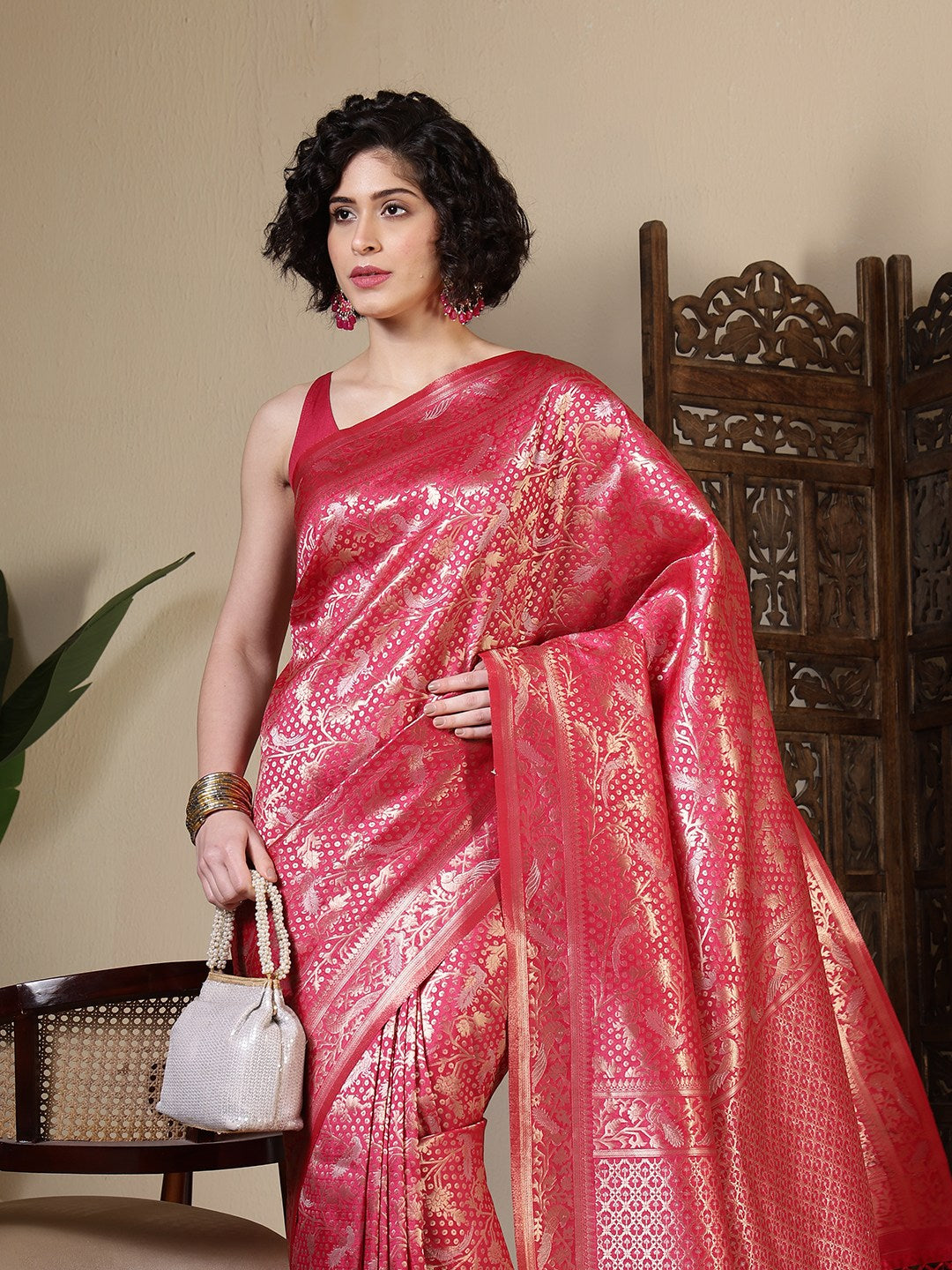 Woven Design Art Silk Saree