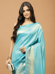 Zari Booti Woven Handloom Saree