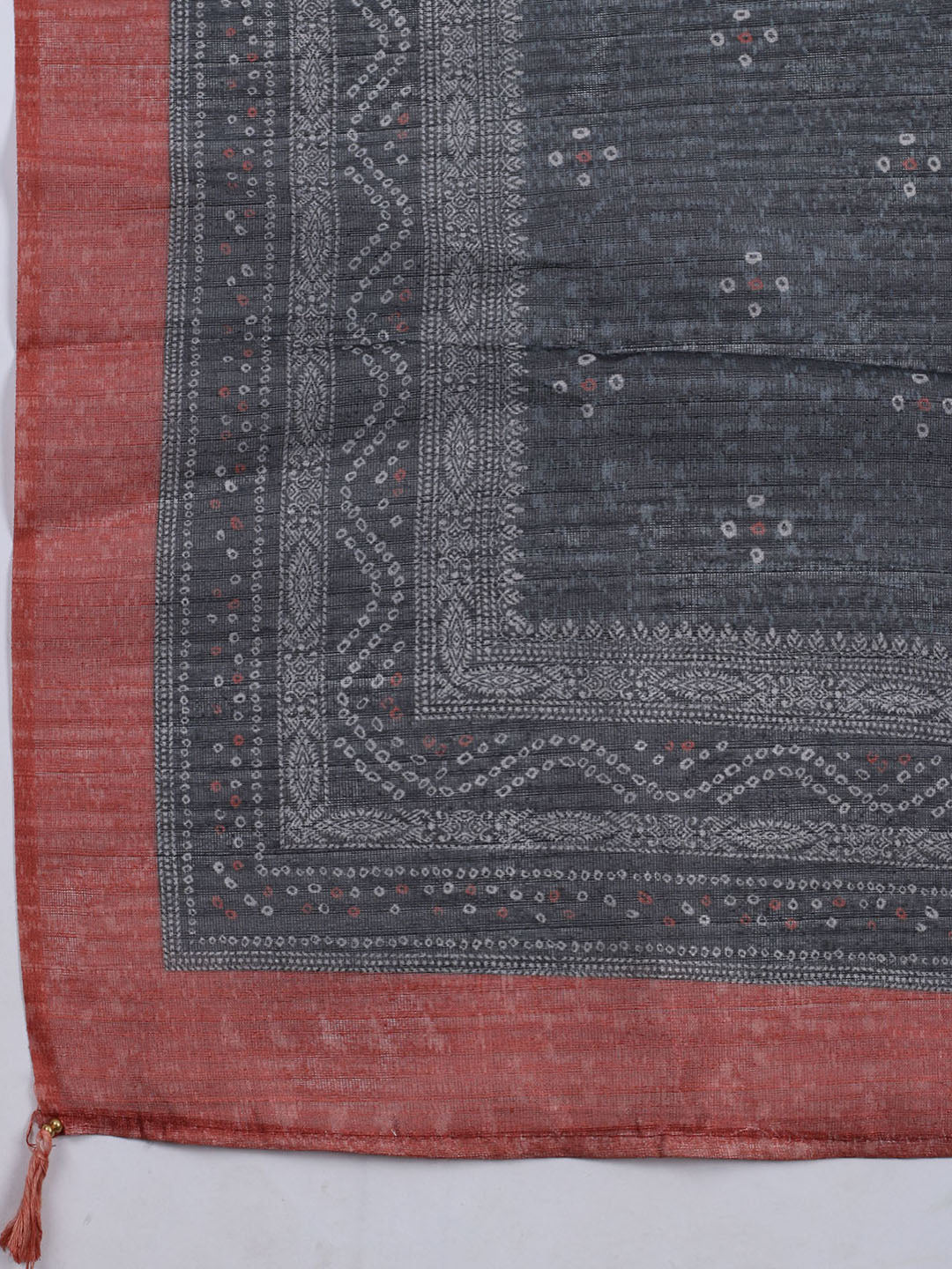 Printed Chanderi Unstitched Suit With Dupatta