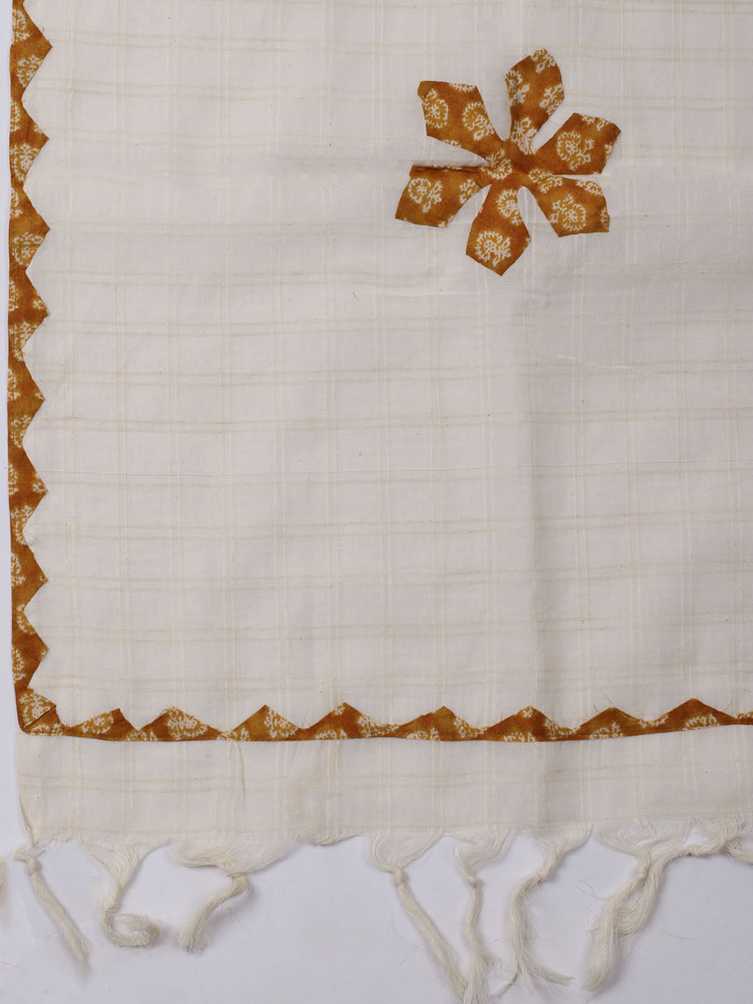 Printed Cotton Blend Unstitched Suit With Dupatta
