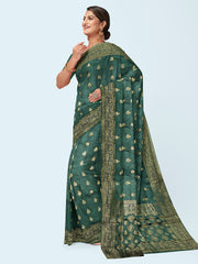 Zari Booti Woven Art Silk Saree