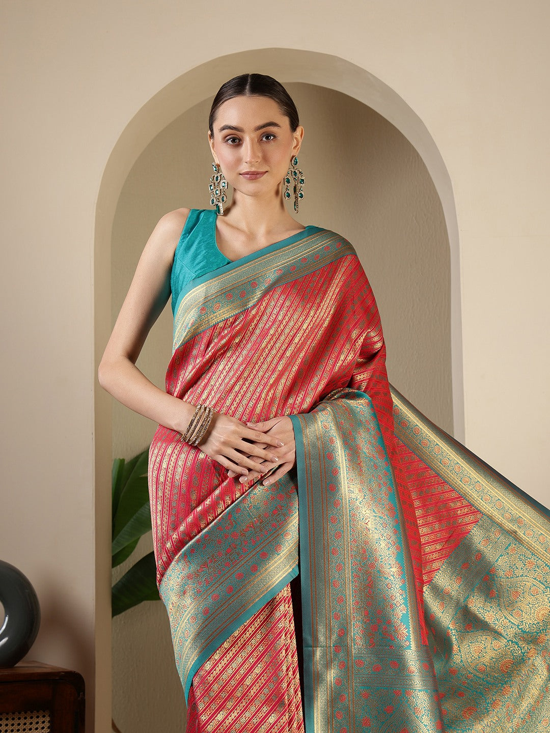 Woven Design Art Silk Saree