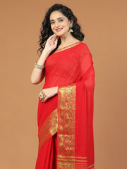 Stone Booti Chiffon Woven Saree