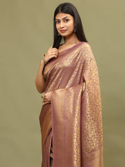 Zari Jaal Woven Handloom Saree