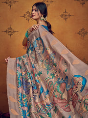 Printed Art Silk Saree