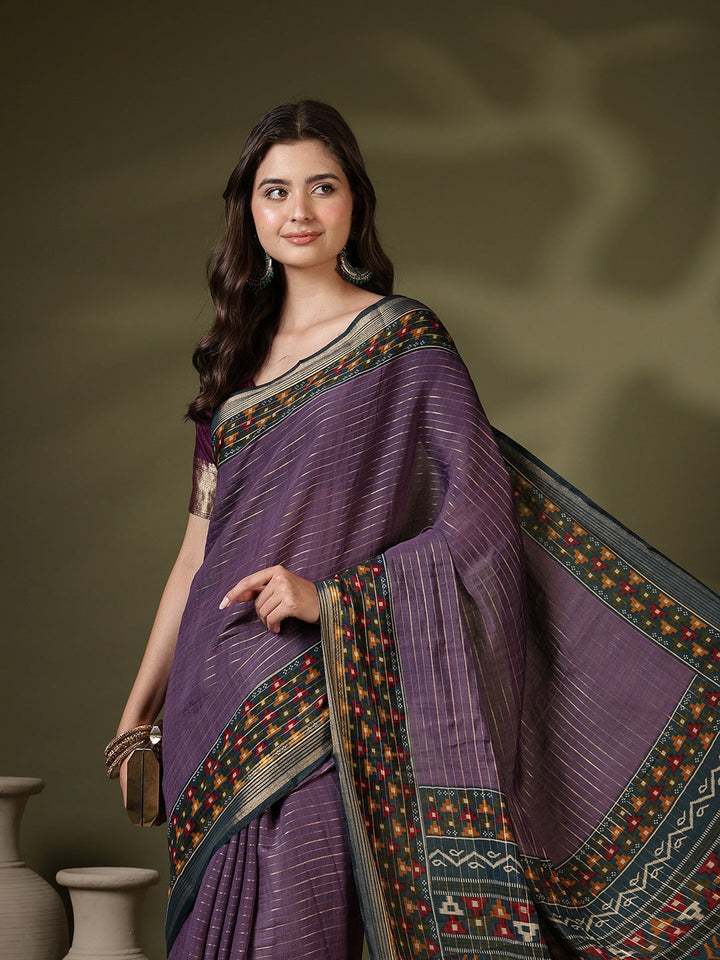Digital Printed Art Silk Saree