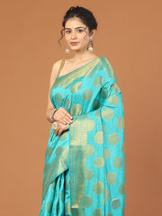 Zari Border Woven Art Silk Saree