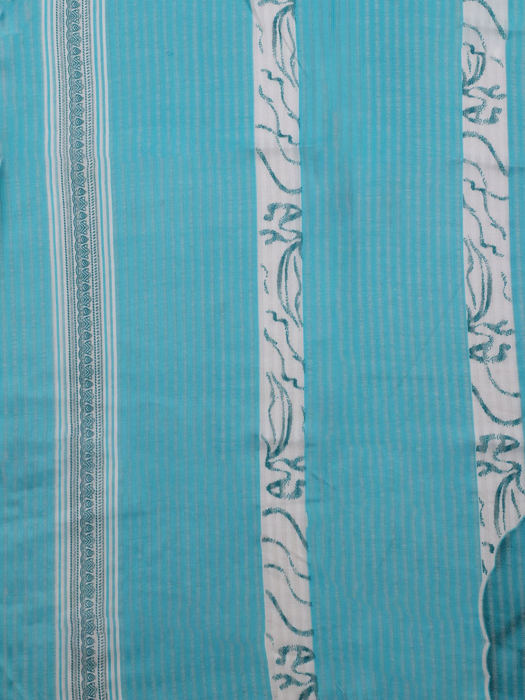Printed Cotton Blend Unstitched Suit With Dupatta
