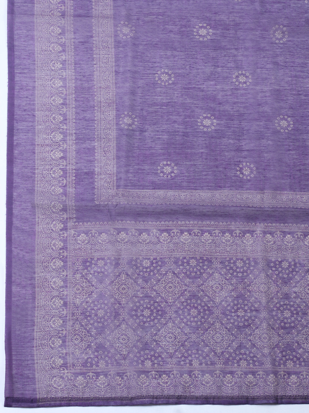 Embroidered Linen Blend Unstitched Suit With Pant &amp; Dupatta