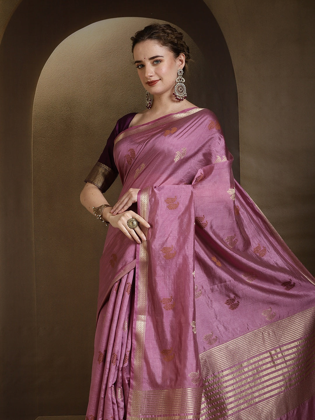 Woven Design Art Silk Saree