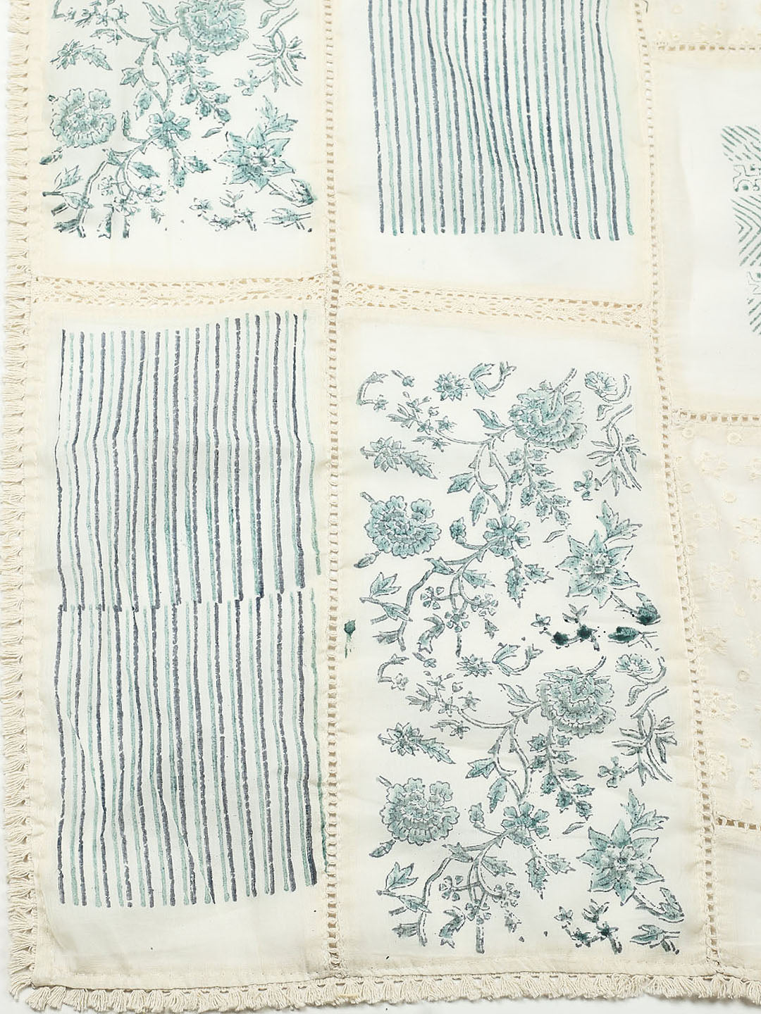 Embroidered Cotton Blend Unstitched Suit With Pant &amp; Dupatta