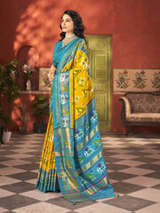Printed Art Silk Saree