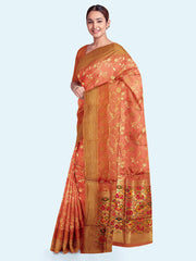 Zari Jaal Art Silk Woven Saree