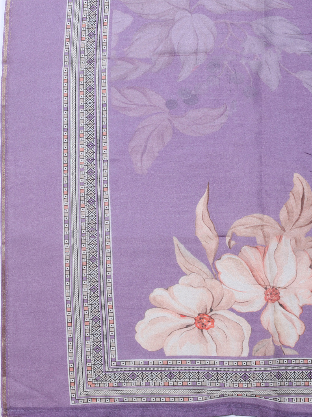 Printed Muslin Unstitched Suit With Dupatta