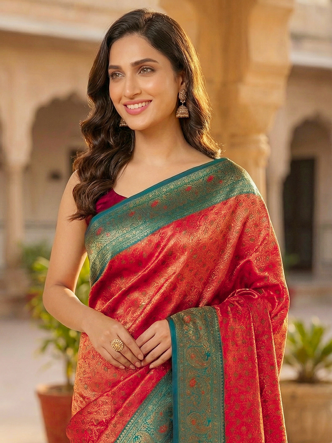 Woven Design Art Silk Saree