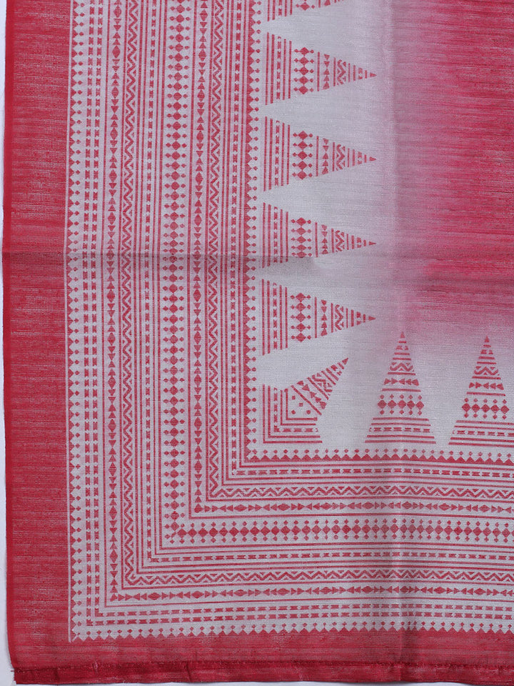 Mirror Work Tussar Unstitched Suit With Dupatta
