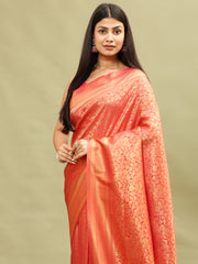 Zari Jaal Woven Handloom Saree