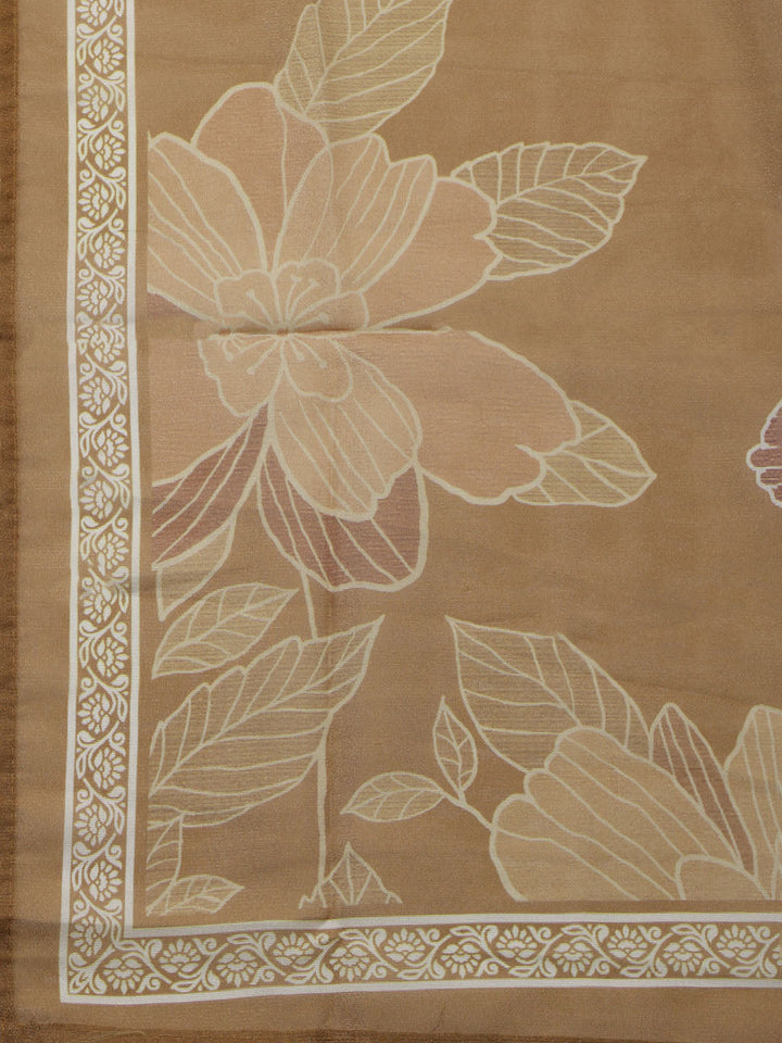Embroidered Tissue Unstitched Suit With Dupatta