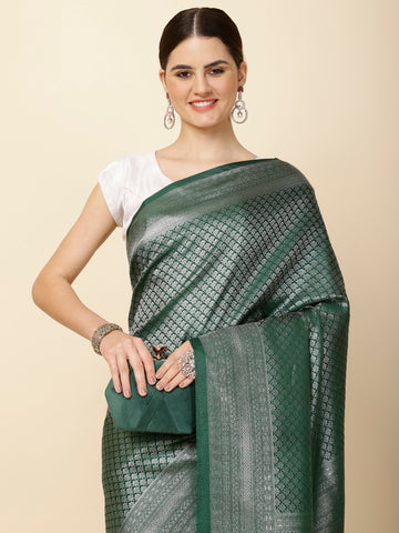 Brocade Zari Jaal Woven Handloom Saree