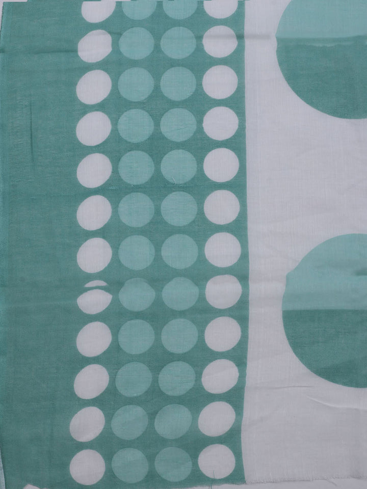 Printed Cotton Blend Unstitched Suit With Dupatta