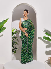 Printed Georgette Saree