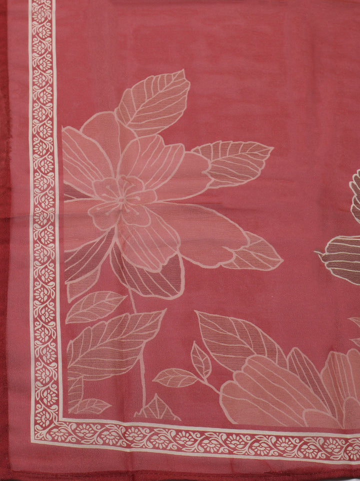 Embroidered Tissue Unstitched Suit With Dupatta