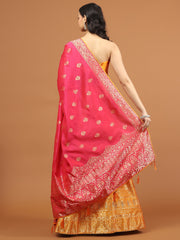 Banarasi Unstitched Choli With Lehenga & Dupatta