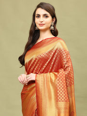 Zari Booti Woven Handloom Saree