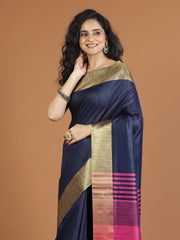 Zari Border Woven Art Silk Saree