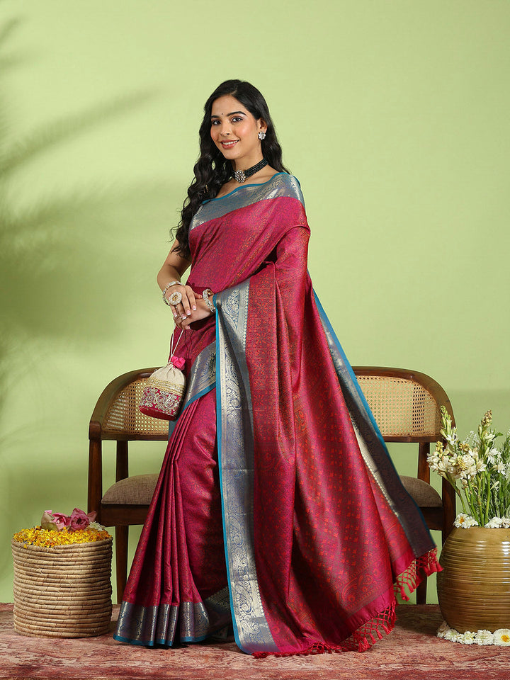 Woven Design Art Silk Saree