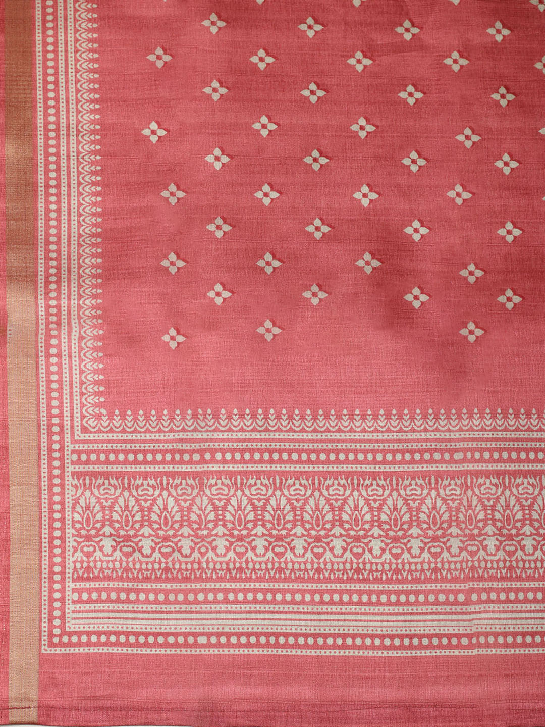 Embroidered Chanderi Unstitched Suit With Pant &amp; Dupatta