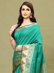 Zari Border Woven Handloom Saree