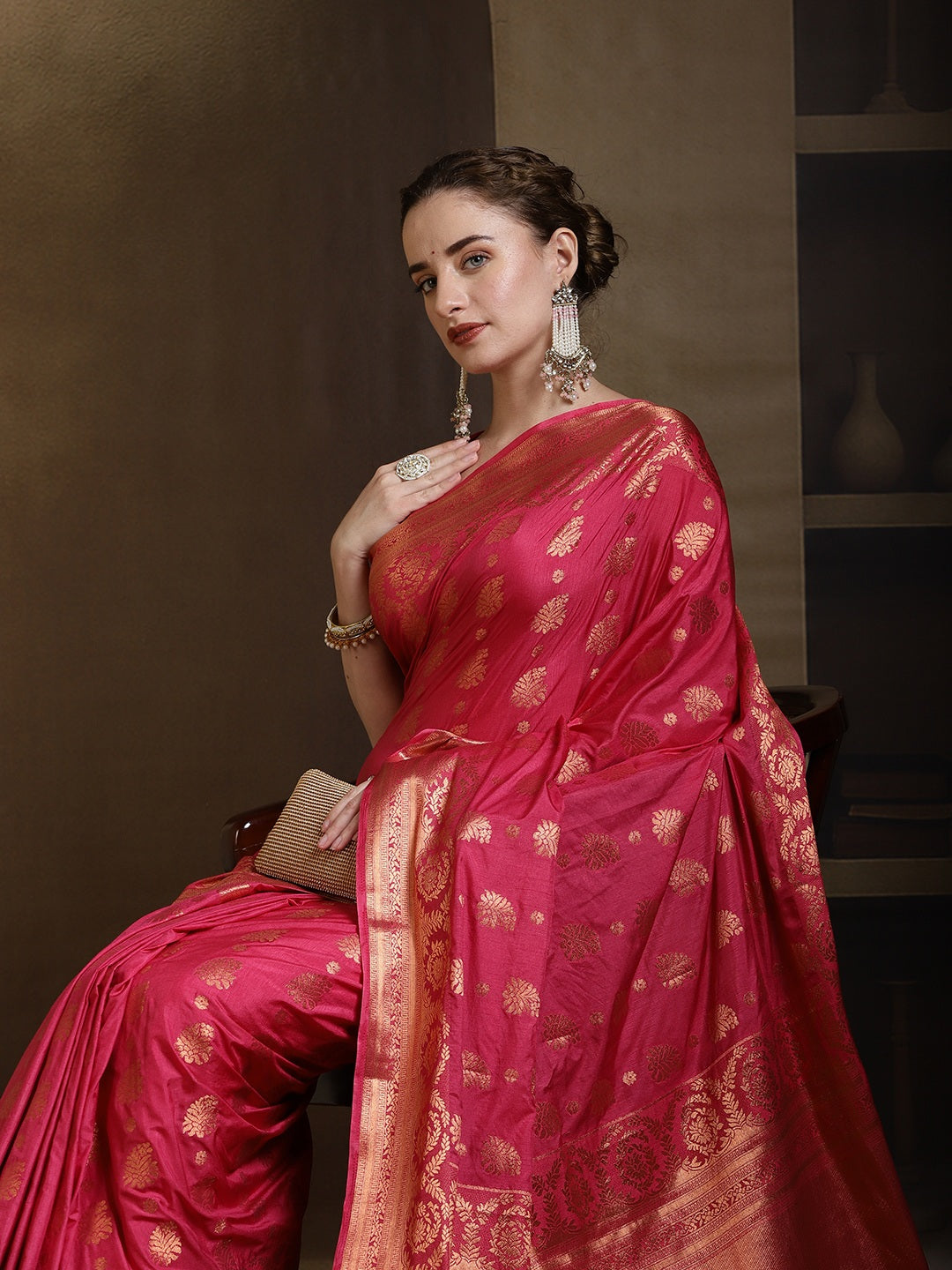 Woven Design Art Silk Saree